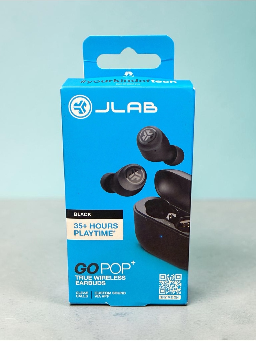 JLab GO POP+ True Wireless Earbuds Black